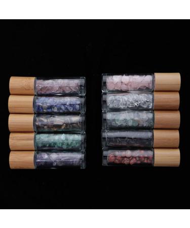 Buy BARENX 10pcs 10ml Empty Essential Oil Perfume Roller Ball Bottles - Refillable Pipette for Travel & DIY | International Shipping Available - Buy Online on GoSupps.com