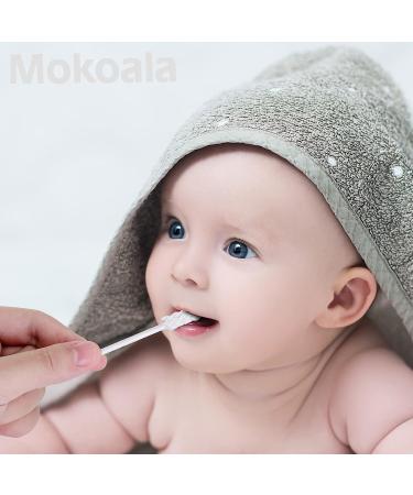 100-Pack Baby Toothbrush and Tongue Cleaner Set for 0-36 Month Baby + Free Violin Style Toothbrush - Pink - Buy Online on GoSupps.com