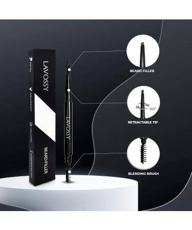 Buy Lavossy Bartf llerstift - Waterproof Beard Pencil for Men | Fill & Define Irregular Beards | Multi-Colored Light Brown - International Shipping Available - Buy Online on GoSupps.com