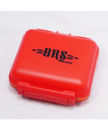 BRS Inbox 3.0 Multi Use Red Utility Case | Versatile Divided Removable Compartments for Screws and Spare Parts | Durable Case with Secure Latch and Water Resistant Rubber Seal