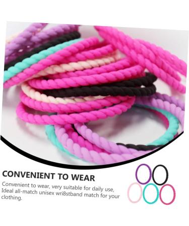 Operitacx 5pcs Silicone Bracelet Set - Men's and Women's Rubber Wristbands - Buy Online on GoSupps.com