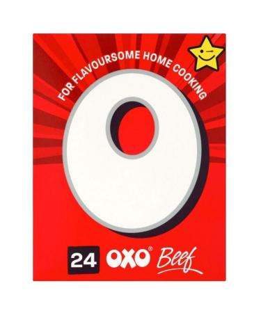 OXO Stock Cubes Beef (24x6g) - Pack of 2