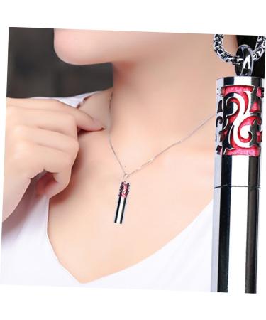 LIFKOME 1 Set Perfume Storage Pendant Diffuser for Essential Oils J Necklace for Women Fragrance Diffuser 4.80X1.00X1.00CM As Shown - Buy Online on GoSupps.com
