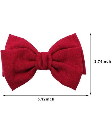 Hair Pins For Women Women Hair Claw Headdress Hair Accessories 2 Layers Hair Bow Barrettes Linen Hair Clips Girls Hairgrips Ponytail Clips Fit For Women Hairpins Hair Accessories (Color : R) (Color : - Buy Online on GoSupps.com