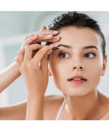 Seki Edge Black Stainless Steel Slant Tweezer (SS-500) - Precision Tweezers for Ingrown Hair, Eyebrows, and Splinters | Professional-Grade Tool - Buy Online on GoSupps.com