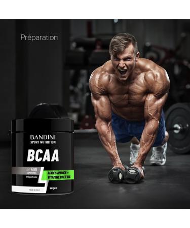  BANDINI Bandini BCAA + Vitamin B1 and B6 | 500 tablets 1000mg | Branched-Chain Amino Acids | Energy and Recovery Support - Buy Online on GoSupps.com