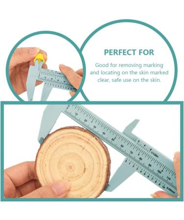 Outil de Mesure des Sourcils 150 MM en Plastique Gris Pied Coulisse Portable pour Maquillage Professionnel R gle Pr cise pour Tatouage et Dessin de Sourcils Accessoire - Buy Online on GoSupps.com