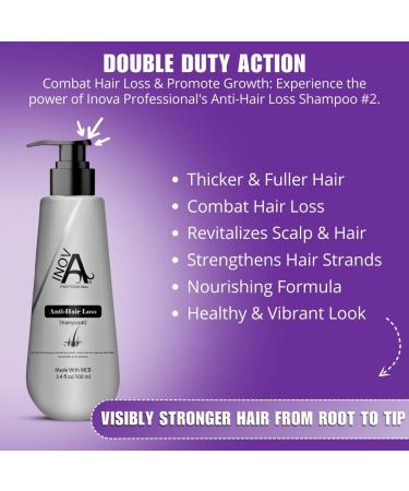 Buy Anti-Hair Loss Shampoo #2 - MCB Biotechnology & Silk Spider Formula | 11 Oz | International Shipping Available - Buy Online on GoSupps.com