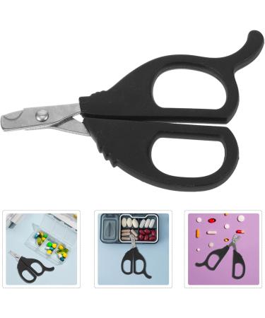 Scissors-Shaped Pill Cutter - Sharp Blade Pill Splitter with Ergonomic Handle for Easy Medication & Tablet Cutting - Buy Online on GoSupps.com