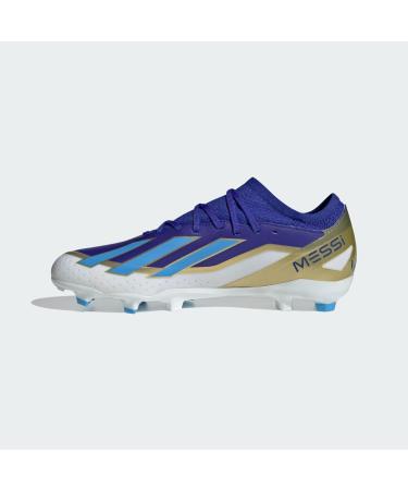 Adidas Unisex X Crazyfast.3 FG Messi Sneakers - 41 1/3 EU - Lucid Blue Blue Burst Cloud White - International Shipping Available - Buy Online on GoSupps.com