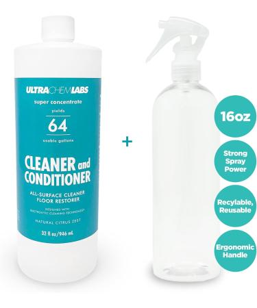 Super Concentrated All-Purpose Cleaner & Conditioner - Multi-Surface Citrus Cleaner for Glass Wood Metal | 32 oz (Makes 64 Gallons) - Eco-Friendly International Shipping - Buy Online on GoSupps.com