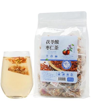 Sour Date Kernel Tea Flower Tea Chinese Tea Dried Lily Malt Jujube Sour Date Kernel Red Rose Yam Combination Triangular Bubble Tea Bag 250g(5g*50) 8.81oz( )