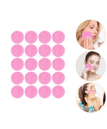 FRCOLOR 100 Pcs Makeup Puff & Facial Sponge Set - Portable Cleansing Pads for Makeup Removal & Spa Travel - Premium Wood Pulp Fiber Sponges - Buy Online on GoSupps.com