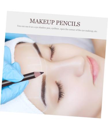 Healeved 8pcs Wooden Makeup Accessories Lead Pencils Sharpener Eyebrow Pencil 1 count (Pack of 1) Coffee - Buy Online on GoSupps.com