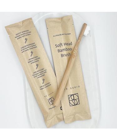 Soft Head Bamboo Brush by Dr Serio Eco-Friendly and Recyclable - Buy Online on GoSupps.com