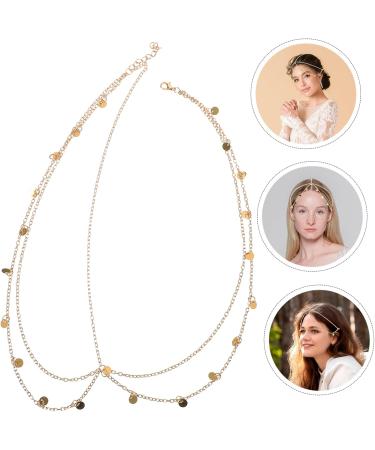 GLSTOY Vintage Hair Accessories Chain Headpiece for Women Head Chain Headpiece Head Chain Jewelry for Women Head Accessories for Women Head Chain for Women Trendy Wedding Headpiece - Buy Online on GoSupps.com
