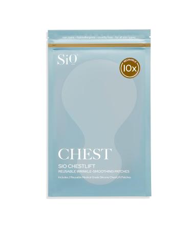 SiO Beauty ChestLift | Chest anti-wrinkle pad 4 weeks supply | Overnight silicone pad for smoothing neckline and d collet skin - Buy Online on GoSupps.com