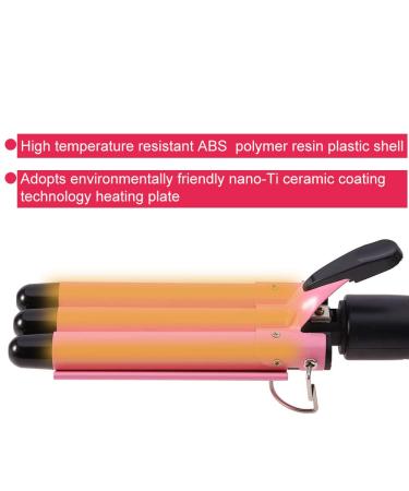 Buy ZJchao 32mm Hair Waver & Curling Wand - Fashionable Triple Pipe Hair Curler for DIY Beach Waves & Stylish Curls - Buy Online on GoSupps.com