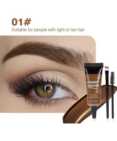 Tinted Eyebrow Tint (with two eyebrow tints) Waterproof smudge-proof eyebrow tinting kit Volumizing Eyebrow Mascara (1) - Buy Online on GoSupps.com