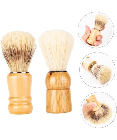 Beavorty 10 STK Bartbrush Set - Premium Shaving Brushes & Bowl for Men | Goat Hair Badger Hair & Travel Cleaning Brushes - Buy Online on GoSupps.com