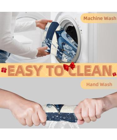 Anchor Flower Beard Bib Apron | Beard Hair Catcher for Men | Perfect Gifts for Dad & Husband | Suction Cups Included - Buy Online on GoSupps.com