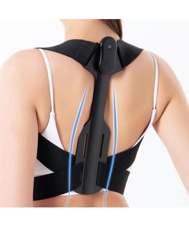 Walbest Posture Corrector for Men & Women - Adjustable Back Support Brace for Pain Relief & Comfort - Black - Buy Online on GoSupps.com