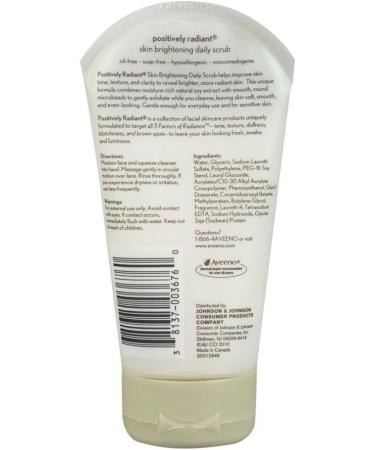  Aveeno Aveeno Positively Radiant 3-Pack Daily Brightening Scrubs 145ml - Buy Online on GoSupps.com