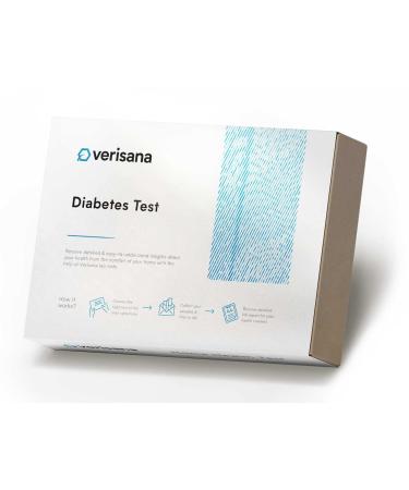 Diabetes Test  at Home Kit  Measure Your A1c Blood Sugar Levels  Blood Analysis by CLIA-Certified Lab  Verisana