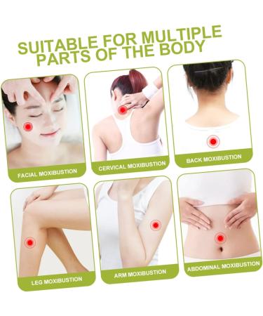OHPHCALL 1 Set Moxa Stick Burner Moxa Cup Body Care Tool Disorder Porcelain Moxa Case Moxibustion Massager Heat Moxa Burner Heat Holder Scraper Household Moxibustion Box Ceramics - Buy Online on GoSupps.com