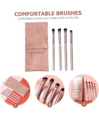 minkissy 5 Sets Eye Shadow Brush Set Powder Applicator Makeup Eyeshadow Makeup Brush Supple Makeup Brush Eye Crease Brush Ladies Suits Wooden Handle Single Cosmetic Miss - Buy Online on GoSupps.com