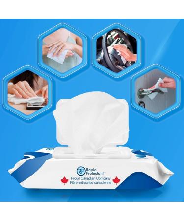 BULK Disinfectant Wipes - Hand Sanitizer Wipes - 75% Alcohol Wipes 4 x 80 pack All-Purpose Wet Wipes Disinfecting Wipes Woven (320 Wipes) - Buy Online on GoSupps.com