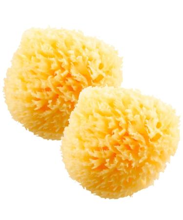 HartFelt Natural Bath Sponge 4in Ultra Soft Premium Sea Wool Sponge Soft on Tender Skin  Biodegradable  2pk - Buy Online on GoSupps.com