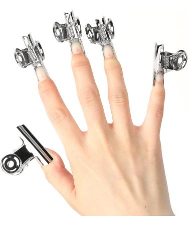 HOHXFYP 5 Piece Nail Extension Clips Multifunctional C Curve Extension Clips Durable Professional Stainless Steel Nail Art Tool for Shops - Buy Online on GoSupps.com