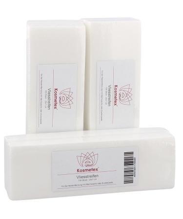 Buy Cosmetex Fleece Strips 250 Pieces - 20cm for Wax & Sugar Paste Hair Removal - International Shipping Available - Buy Online on GoSupps.com