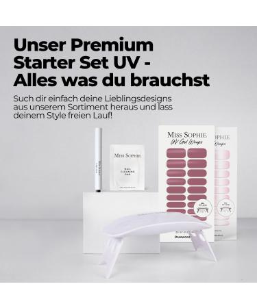 Original Miss Sophie UV Gel Nail Foils | Soft Touch UV Gel Polish Strips for Finger & Toenails - International Shipping - Buy Online on GoSupps.com