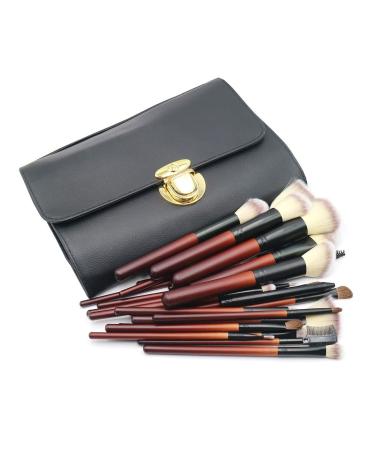 Marycan 26-Piece High-End Makeup Brush Set | Premium Synthetic Brushes for Foundation Face Powder Blush & Eyeshadow | Mahogany Beauty Tools for Flawless Makeup - Buy Online on GoSupps.com