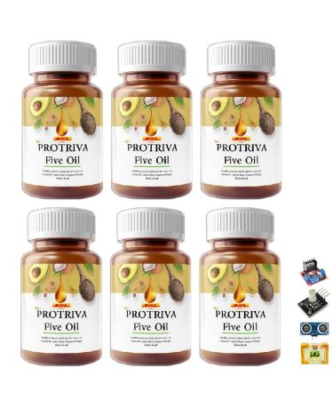 Protriva Five Oil 30Capsules/Bottle Avocado Oil Innovative From Germany Smooth Moisture Nourish Skincare Set 6 A667 By Thaigiftshop Get Free Tomato Facial Mask
