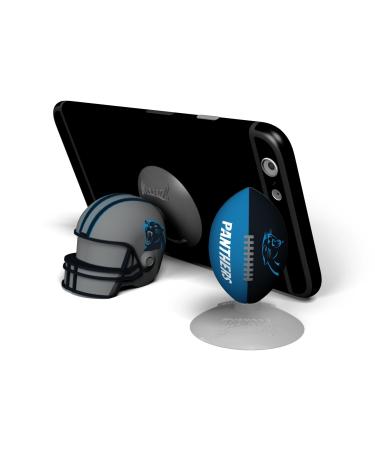 SUCKERZ NFL Football Helmet Phone Stand Figures Carolina Panthers