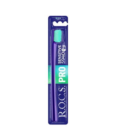 ROCS Toothbrush PRO Sensitive | Extra Soft Bristles for Sensitive Teeth - Best eCommerce for International Shipping - Buy Online on GoSupps.com
