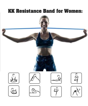 KK Resistance Bands - Pull Up & Stretch Workout Bands for Men and Women | Blue 45-115 lbs | Home Gym, Yoga, Physical Therapy - Buy Online on GoSupps.com