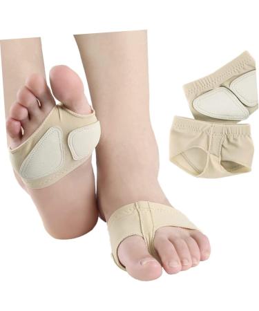 FOMIYES Ballet Toe Protector - Metatarsal Pads & Cushions for Dance Shoes | Comfort Foot Pads for Adults - Beige M - Buy Online on GoSupps.com