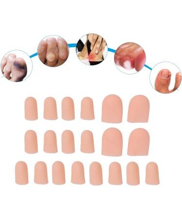 Gel Toe Caps - Toe Protectors for Blister, Corn, Callus, Ingrown Toenails - 10 Pairs - Buy Online on GoSupps.com