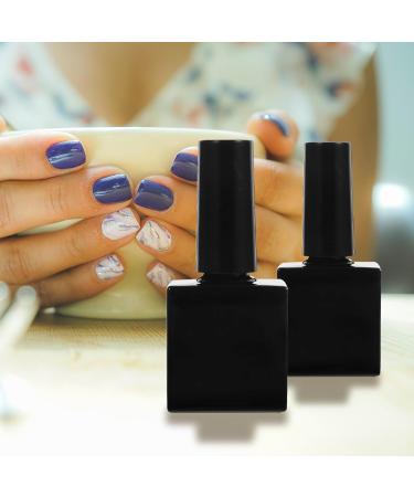 GALPADA Lot de 6 Flacons en Verre Noir pour Vernis Ongles Gel 10 Ml Pinceau Int gr Rechargeables et Portables pour Nail Art Manucure et Voyages - Buy Online on GoSupps.com