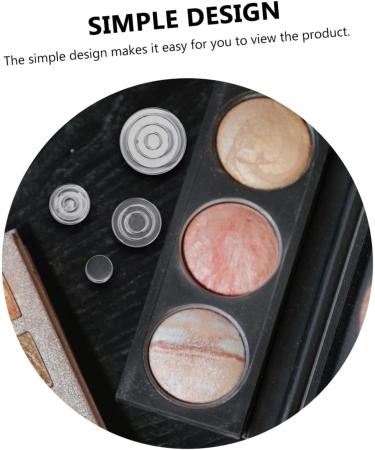 MERRYHAPY Fun Makeup 22 Refillable Aluminum Cases for Eyeshadow and Lipstick Ideal for Travel and Home - Buy Online on GoSupps.com