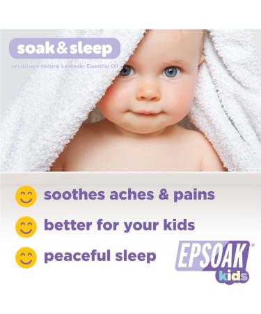 Epsoak Kids Bulk Bag Soak & Sleep Epsom Salt - Lavender - 80 Oz - Buy Online on GoSupps.com