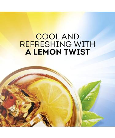 LPton Zero Sugar Iced Tea Mix Black Tea  Lemon  Makes 28 Quarts - Pack of 2 With Supreme Box - Buy Online on GoSupps.com
