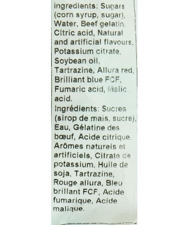 CANADA CANDY Sour Atomic Neon Worms Assorted Fruit 2.5 Kilogram - Buy Online on GoSupps.com