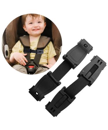 ALLWYOU 2Pcs Car Seat Belt Clip Anti Escape Car Seat Strap Car Seat Safety Clip for Baby/Kids No Threading Required Harness Chest Clip Prevent Children Taking Their Arms Out of The Straps