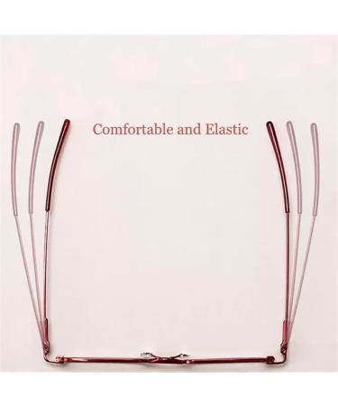 Shop Slim Reading Glasses - Light Blocking Mini Pocket Readers with Clip Case - Red | International Shipping Available - Buy Online on GoSupps.com