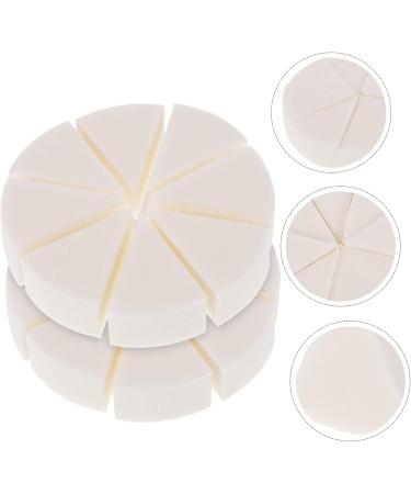 4 Sets Triangular Sponge Puff Wedge Makeup Sponge Loose Touch Makeup Portable Blender Makeup Puffs for Powder Emulsion Girls Face Dry Touch White - Buy Online on GoSupps.com